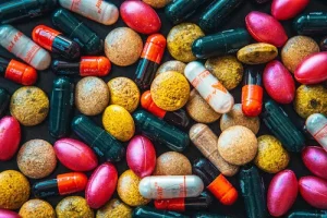 adaptógenos y píldoras de suplementación